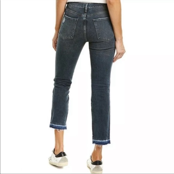 Frame Denim Le Sylvie Frayed Crop Jeans - Picture 2 of 4